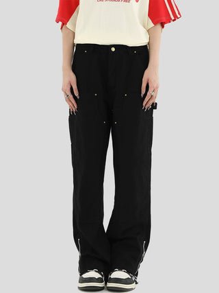 PRLM Straight Jeans with Raw Edges KT2721