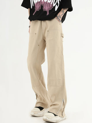 PRLM Straight Jeans with Raw Edges KT2721