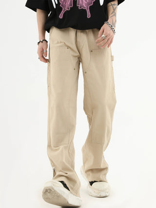 PRLM Straight Jeans with Raw Edges KT2721