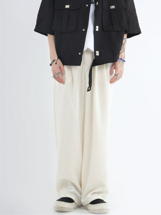 PRLM Street Solid Straight Casual Pants KT2742 - KTchic