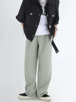 PRLM Street Solid Straight Casual Pants KT2742 - KTchic