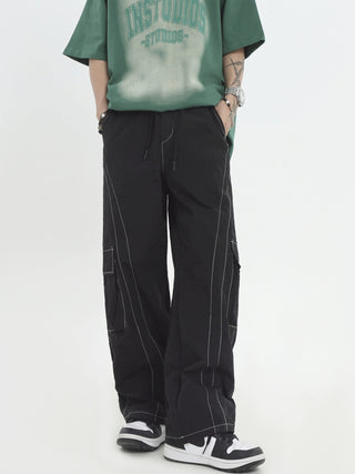 PRLM Wide Leg Loose Straight Leg Casual Pants KT2698