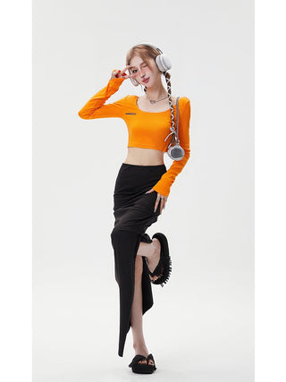 VWP Spicy Girl Split Slim Fit Skirt KT1314
