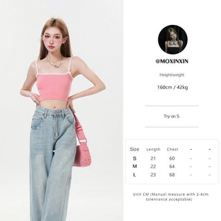 VWP Spicy Girl Wide Leg Loose Fit Jeans KT1353