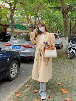 VWP Thickened Cashmere Coat Mid Length Coats KT1205 - KTchic